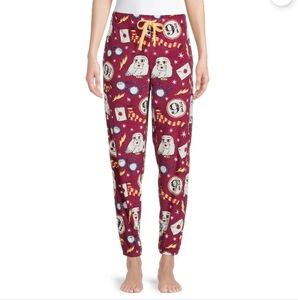 Warner Bros. Harry Potter Burgundy Sleepwear Pants Size 2X EUC